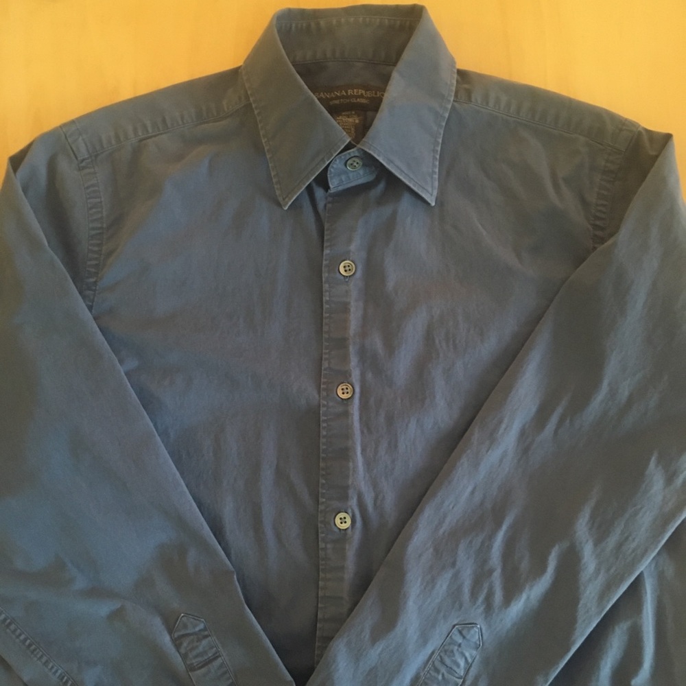 Banana Republic Stretch Classic dress shirt, Sz M